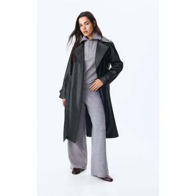 Stradivarius Tricot trui met rits  Donkergrijs XS