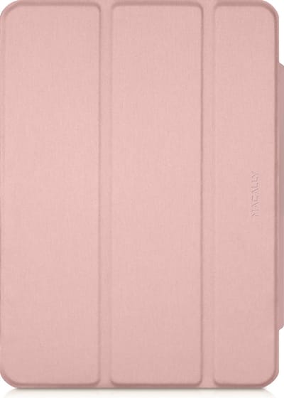 Macally BSTANDPRO5S-RS Beschermhoes met standaard-functie voor 11-inch iPad Pro (4e gen./2022, 3e gen./2021) - Compatibel met Apple Pencil - Rosé