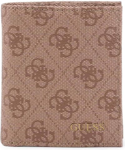 Guess, Vezzola, Textiel Portemonnee, Kleine Portemonnee, SMVZLALEA22, Bruin, Voor Mannen