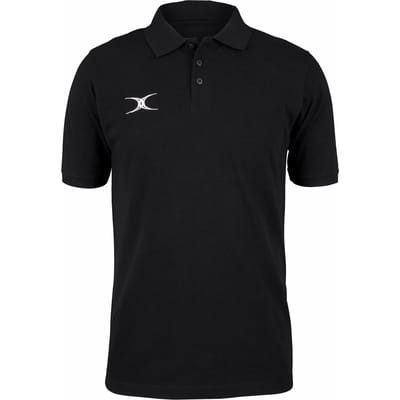 Gilbert Quest Polo Jnr Zwart - 5 - 6 Yrs
