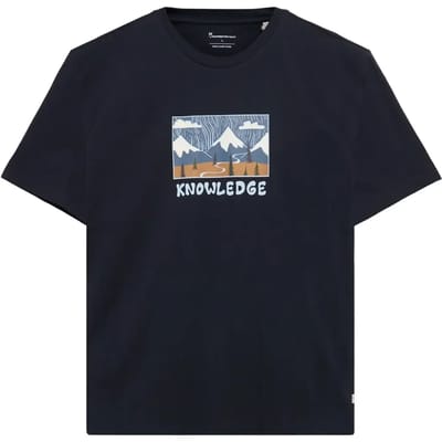 T-shirt met bedrukking voor Organic Cotton KnowledgeCotton Apparel