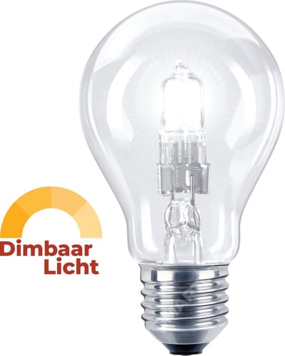 TrixLine Halogeenlamp E27 - 100W (130W) - Warm Wit Licht - Dimbaar