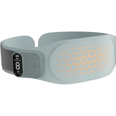 Nieuwe Taille Massager Warmtecompressie Puls Taille Massager Lendenmassage Riem Slimme Taille- en Buikmassager grijze kleur