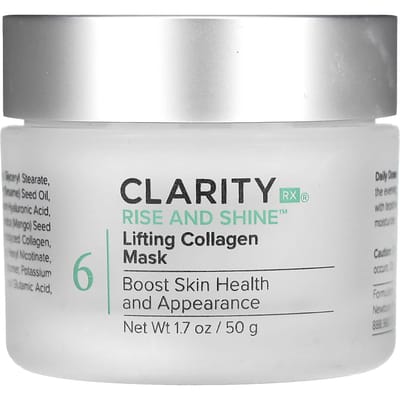 ClarityRx, Rise and Shine, Lifting Collagen Mask, 1.7 oz (50 g) white