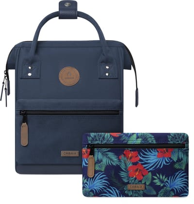 CABAIA - Rugzak Adventurer Small 10L Rekjavik, Computercompartiment 10,5", Levenslange garantie, Brede opening - Blauw