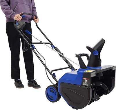 Elektrische Sneeuwruimer - Krachtige Sneeuwblazer - Oprit Reinigen - 56 Cm Werkbreedte - 60x56x120 Cm - Zwart