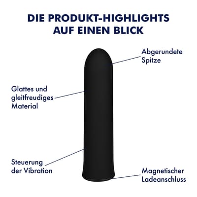 Gladde minivibrator, 9,6 cm