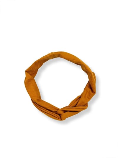 Duurzaam cadeau - Flexibele haarband - IJzerdraad - Okergeel - 90 cm