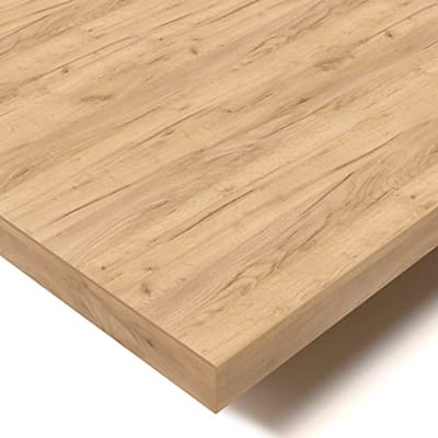 Ambachtelijk Eiken Tafelblad 120 x 80 cm – Duurzaam en Krasbestendig