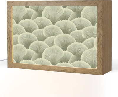 Tafellamp 30x20 cm - LED lamp - Waaier - Blad - Groen - Decoratieve tafellampen - Dimbaar - Tafellampje slaapkamer - Woonkamer binnen