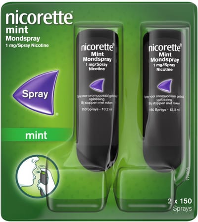 Nicorette Mint Mondspray 1mg - 6 x 150 sprays