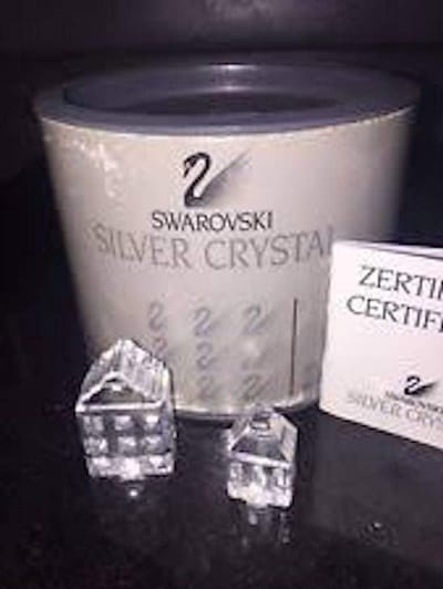 Swarovski Figuren Glas Set Nummer 1 Gebouwenset