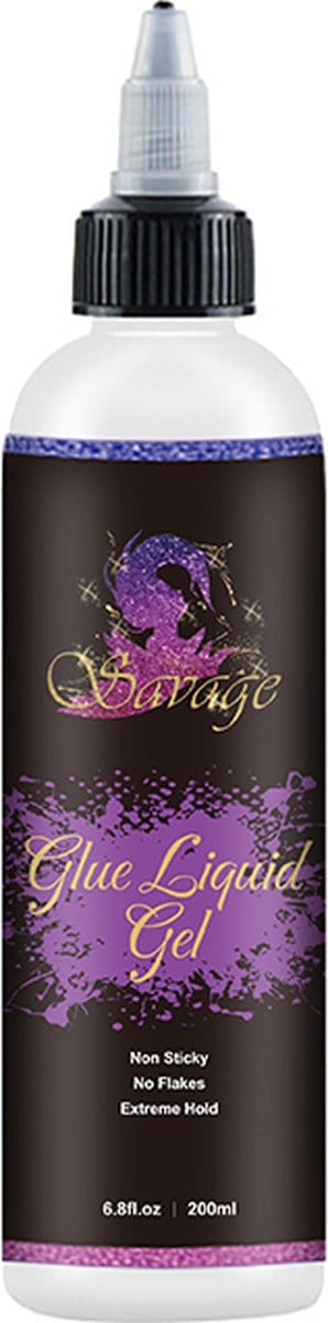 Savage Hairline - Glue hair gel - Extreme Hold - Non sticky-200ml