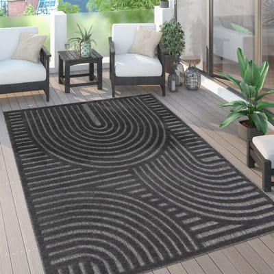Paco Home Vloerkleed Tapijt Voor Binnen En Buiten Terras Keuken Scandinavisch Eenkleurig 60x100 cm