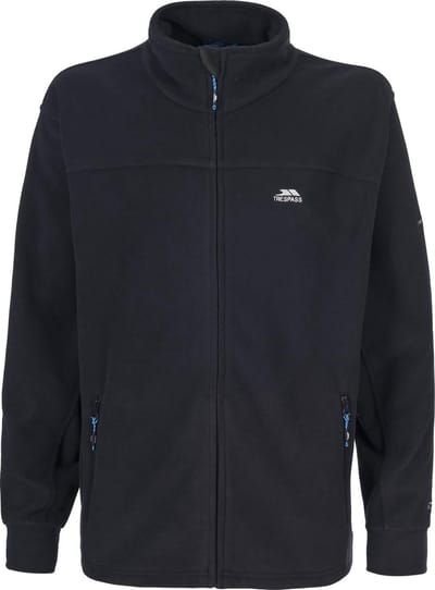 Trespass fleecevest/fleecepullover Bernal - Herenfleece At300 Zwart