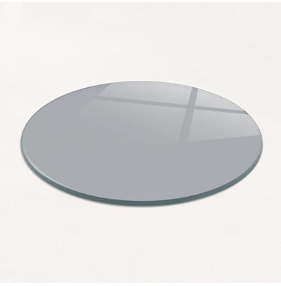 Gerookte- Smoked Tempered GlasSnijplank Doorsnee 32 cm - Glassnijplank