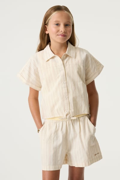 Gestreepte losse blouse voor meisje Garcia