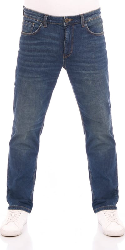 Tom Tailor Heren Jeans Broeken Marvin regular/straight Fit Blauw Volwassenen Denim Jeansbroek
