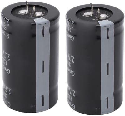 Dailygoods - Super Condensator - Energie Opslag - 2Pcs 2.7V 500F - Gelijkrichter Accessoire Set - Optimale Noodstroomtoepassingen - Geschikt voor Audi...