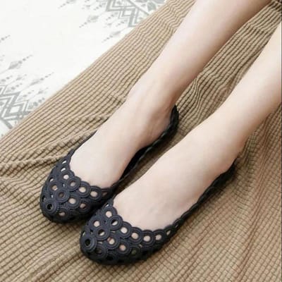 Summer Hollow Nurse Jelly Schoenen Dames Antislip Platte Strandschoenen Moedergat Sandalen 38 gray