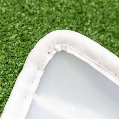 Cricket Buikbeschermer - Cricket Cup Abdo Guard - Cricket Bescherming - Sterke ABS Schaal - Junior Maat - Wit