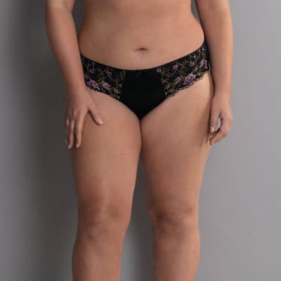 Rosa Faia Slip Colette Zwart Roze - Maat 38