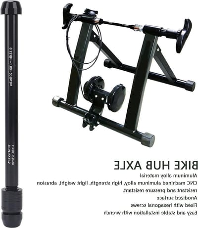 M12xP1.75 Fietsdroppin, Aluminium Adapter voor Fietstrainers, Geschikt voor Meerdere Fietstypes en Modellen