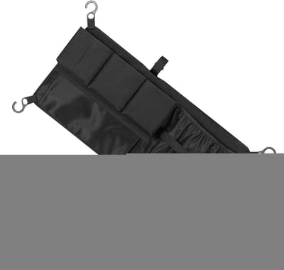 Kinderwagen Opbergtas - Wandelwagen Organizer - Spullen Meenemen - Dubbellaags Ontwerp - 72 x 34 cm - Zwart