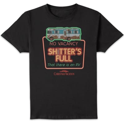 National Lampoon No Vacancy Men's Christmas T-Shirt - Black - 4XL