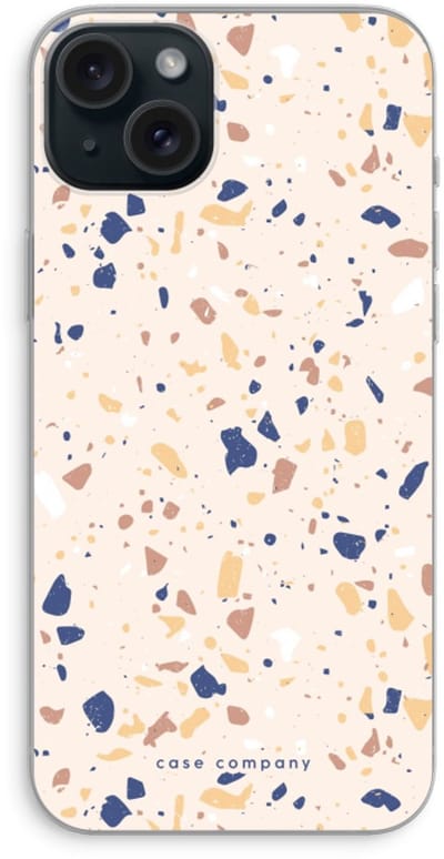 Case Company® - Hoesje geschikt voor iPhone 15 Plus hoesje - Terrazzo N°23 - Soft Cover Telefoonhoesje - Bescherming aan alle Kanten en Schermrand