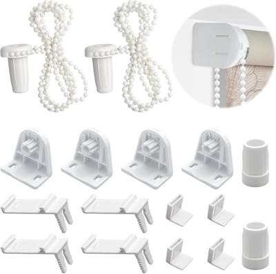 2x Mechanische Rolgordijn Reparatieset - 17 Delig Accessoireset voor Gordijnen