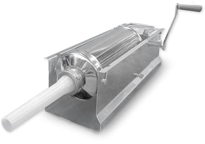 Worstvulmachine - Vleesvulapparaat - Zelf Worst Maken - Handmatige Precisie - 8 kg Capaciteit - Zilver