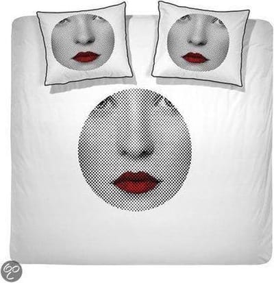 Damai Bocca Dekbedovertrek - Eenpersoons - 140x200/220 cm - Wit