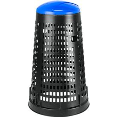 Mandhouder van polypropeen, zwart/blauw