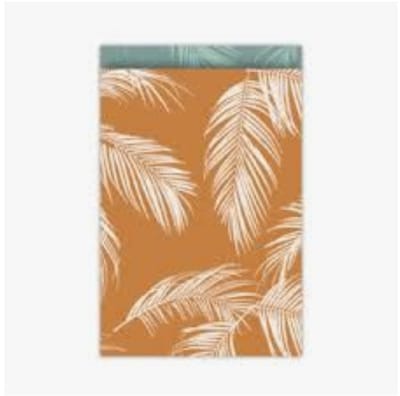 25x Palm Leaves wit roest Plamblad 17x25cm