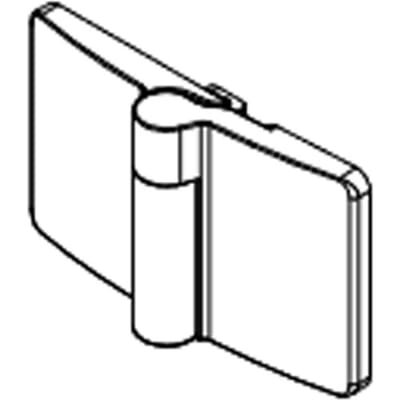 HSK Aperto replacement hinge, stop left, E100290-L-37-41
