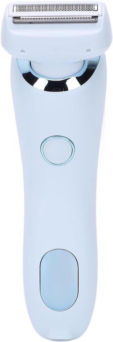 Elektrische Lady Trimmer - Ontharingsapparaat Vrouwen - Gladde Huid - Veilig Niet Irriterend - 800 mAh Batterij - Blauw