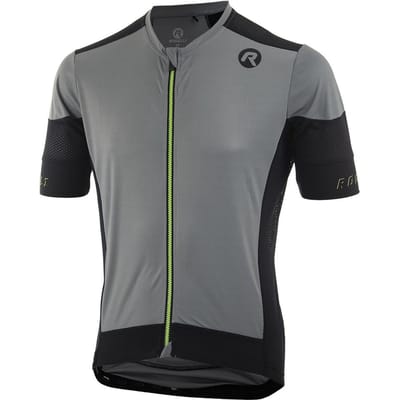 Rogelli 2XL Wielershirt KM Rise Grijs/Zwart/Fluor