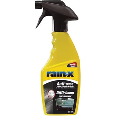Rain-X Anti-Damp Glas- en Ruitenreiniger 500ml – Voorkomt Condens – Verbetert Zicht & Veiligheid – Geschikt voor Autoruiten & Spiegels