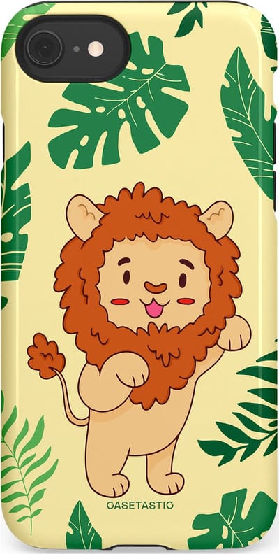 Casetastic Hoesje Geschikt voor Apple iPhone 7/8/SE - Stijlvolle Beschermende Duo-layer Case - Brulknuffel