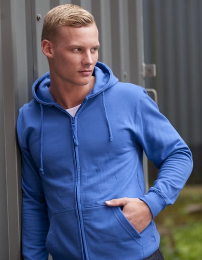 AWDis Hoodie Unisex 280 g/m² – Royal Blauw – Maat XL – Comfortabele Sweater met Capuchon