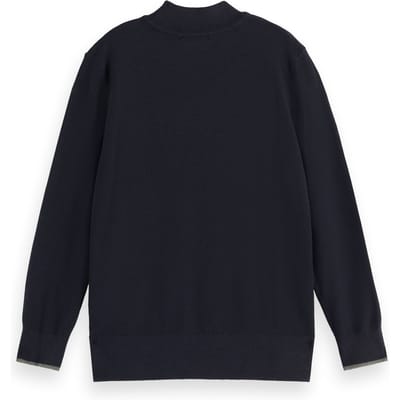 Scotch & Soda Boy Regular-fit Mock Neck Pullover Anthracite Taglia: 4 | Maglioni Outlet | kids