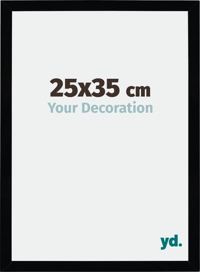 Your Decoration - Fotolijst 25x35 cm - MDF - Zwart Hoogglans - Mura