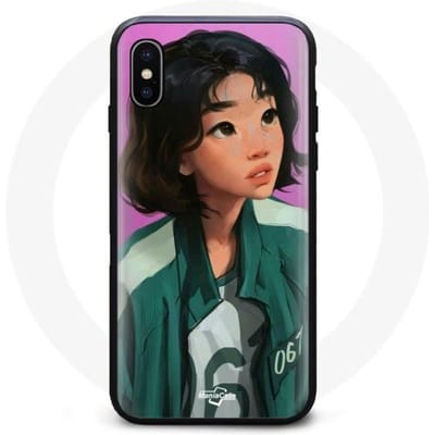 Coque Squid game Iphone XS Max Kang Sae Byeok No 067