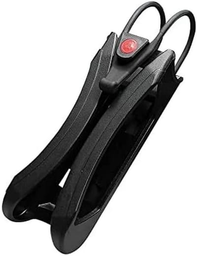 Vouwslot - Fietsbeveiliging - Fiets beschermen - Extra veilig - One size - Zwart
