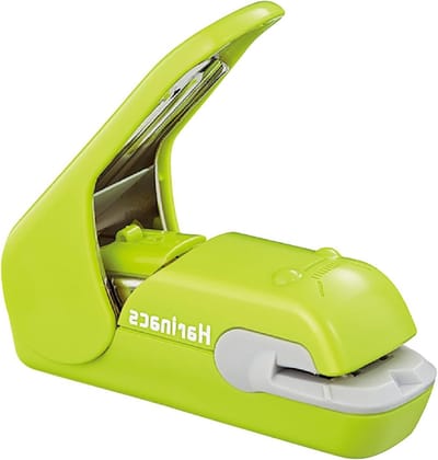 Naaldloze Nietmachine - Nietmachine Zonder Nietjes - Papier Binden - Geen Nietjes Nodig - 5 Vel Papier - Groen