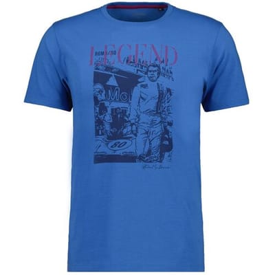 Ragman T-Shirt Legend Graphic Round Neck Royal Blue / male