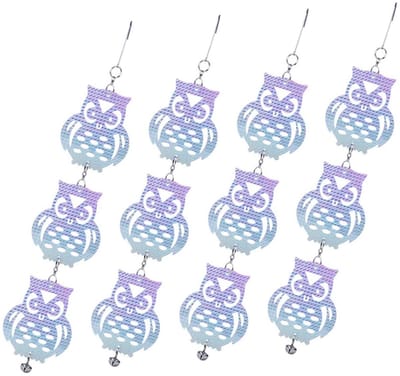 4-delige Reflecterende Hanging Vogeldecoratie – Duiftenafstoter, Duurzaam Material