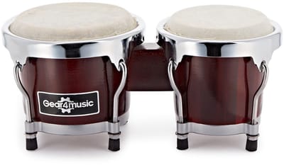 Mini Bongo Set van Gear4music, Rood