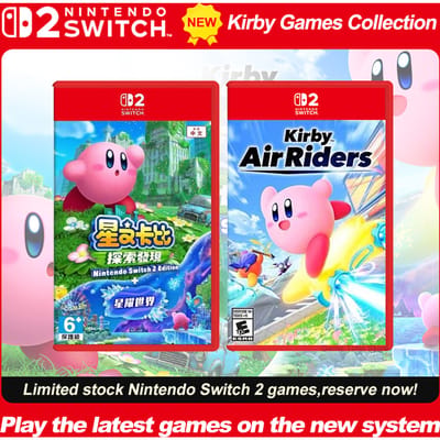 Nintendo Switch 2-spellen Juegos Kirby Games Collection Switch 2-spellen Kirby Forgotten Land Star Crossed World Kirby Air Riders